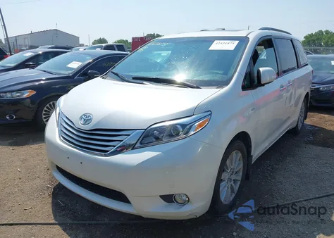 2017 Toyota Sienna Limited 7 Passenger from USA, damaged, VIN 5TDDZ3DC5HS150577